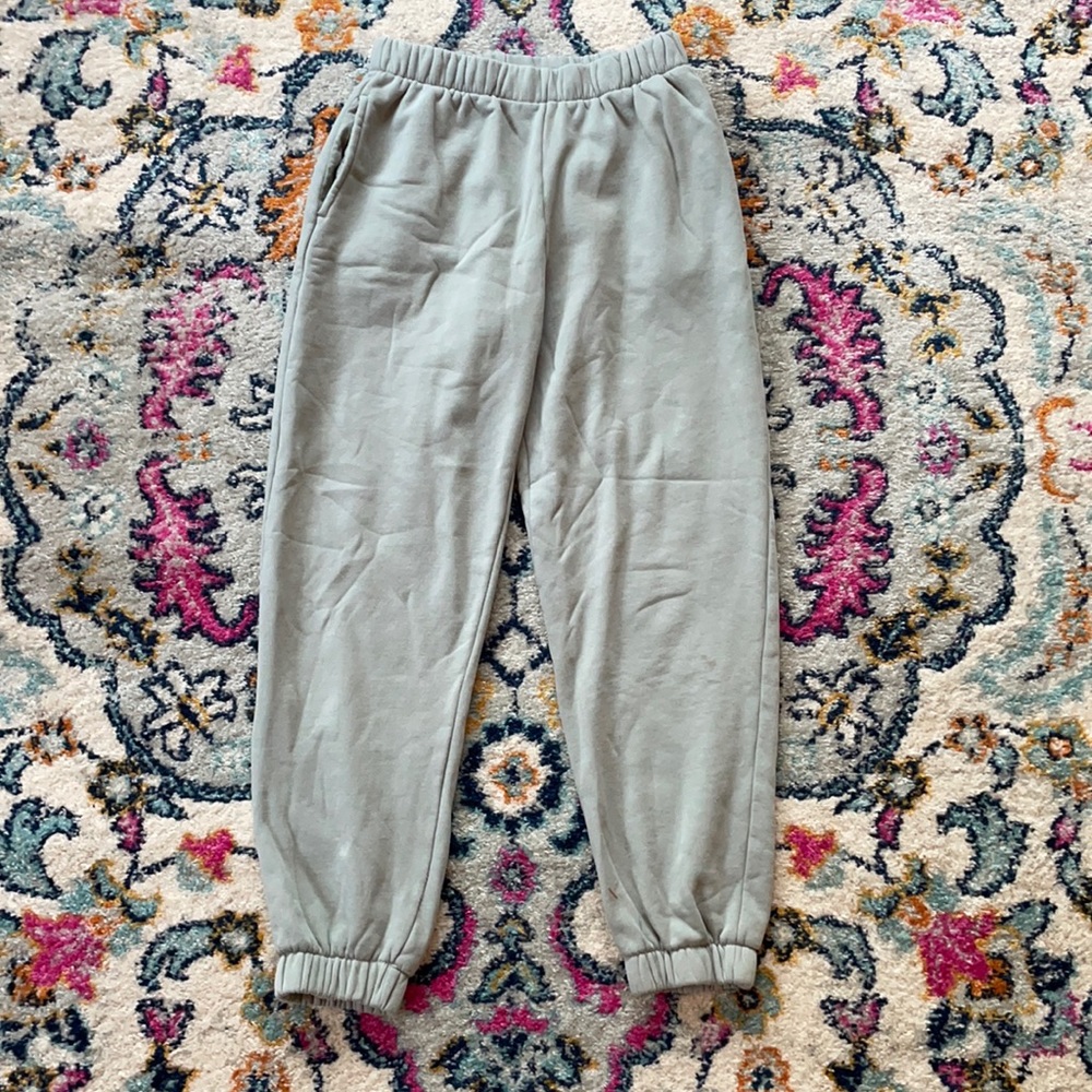 Brandy Melville mint green Rosa sweatpants